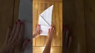 Hand Towel Fold #organization #folding #home #foldinghacks