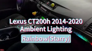 Enhance Your Lexus CT200h Drive: Premium Car Ambient Lighting for 2014-2020 Models