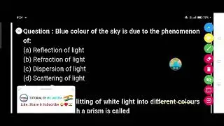 Blue colour of the sky is due to the phenomenon of :-
