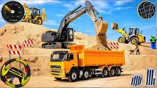 Real City Construction Simulator 3D -City Road Builder Excavator Truck 3D-Android Gameplay Z3NGAMERZ