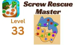 Screw Rescue Master Level 33 Walkthrough 🔩🧩 | Go Answer