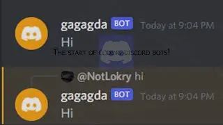 The start of coding discord bots! Discord.JS Tutorial #1