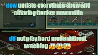 New update +overseer + clearing whole bunker in new hard mode + getting parts for reputation