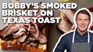 Bobby Flay's Smoked Brisket on Texas Toast | Bobby Flay's Barbecue Addiction | Food Network