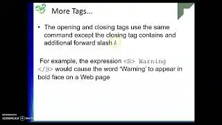 HTML : Elements And Tags