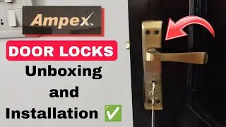 Ampex Door Locks Unboxing and Installation ✅ | Door Locks buy online
