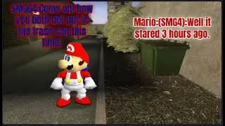 SM64 Bloopers Shorts: Mario in a trash can again?