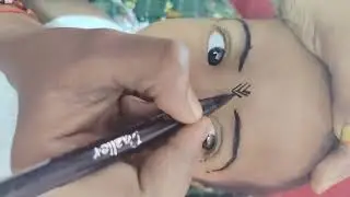 Baby bindi design 💥😍🤍 Sivamithra makeup 💄🫶✨| @ramsindhuentertainment #video #youtubevideos #baby 