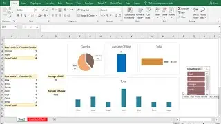 طريقه تصميم Dashboard في الاكسيل