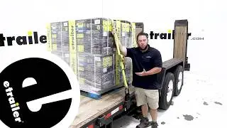 etrailer | The Low-Down on the Titan Chain Ratchet Tie-Down Strap with Double J-Hooks