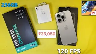 iphone 16 pro cashify unboxing // iphone 16 pro refurbished cashify // iphone 16 pro free fire test