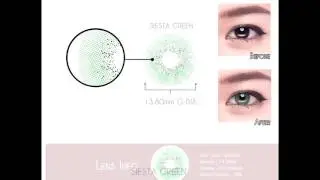 Color contacts for comfortable 