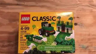 How to Build Lego Set #10708, LEGO Classic Green Creativity Box