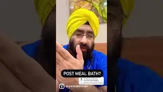 Khane khane ke Baad naana nhi chahiye aise kyon? Post meal bath #shorts Dr.Education