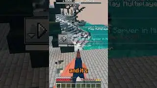Сервер Minecraft с оружием, без модов #shorts #minecraft