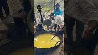 How 651 Quintals of Choorma is Made with the Help of JCB and Threshers | Jaipur Street Food