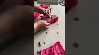 Precision Cutting: Using a Template and Vertical Cutter for Fabric Ruffles #shorts