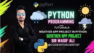 ☀️🌦️ Creating a Dynamic Weather App with Python! Your Personal Meteorological Adventure Awaits! 🌈💻
