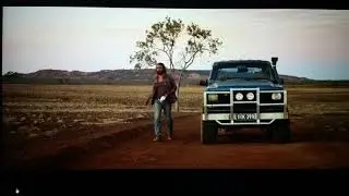 Goldstone, starring Aaron Pederson - the car scene