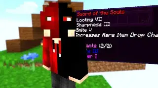Maxing Out My Tools on THE Best Minecraft Skyblock Server!! (Minecraft Skybounds)