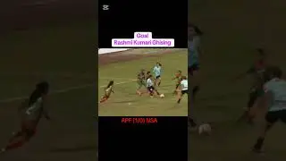 #football SAFF women club championship 2025 wow wat a goal Rashmi APF vs NAS ❤️🔥 first half.