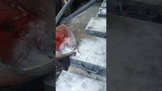 Aluminum Melt Steady Motion #satisfying