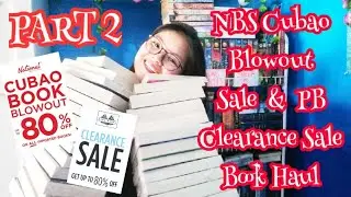 NBS Cubao Blowout Sale and PB Clearance Sale Book Haul || Book 1||Book Haul Philippines