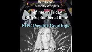 Join me for LIVE Psychic readings