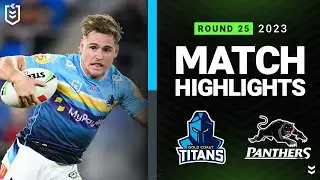 NRL Highlights | NRL 2023 | Gold Coast Titans v Penrith Panthers | Match Highlights