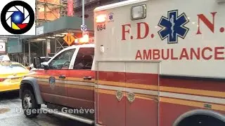 FDNY Ambulance stuck in traffic
