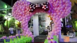 Arco da Minnie de Balões
