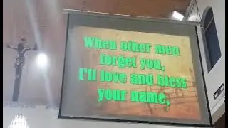 ... When other men forget you, I'll love and bless your name 🙌 - Communion rites ongoing