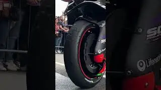 MotoGP 🔥 Aprilia RS-GP 🔥 Slick Tire After Race 🔥 #motogp