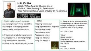 Haligi Ka (The DLSU Pillar Award Song) - by John Bradley Fenomeno