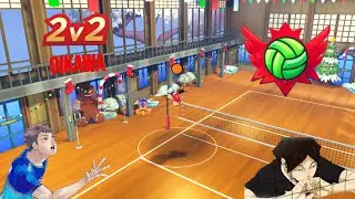 O SAQUE DO TSO &Eacute; MUITO FORTE.... (2v2 VOLLEYBALL LEGENDS)