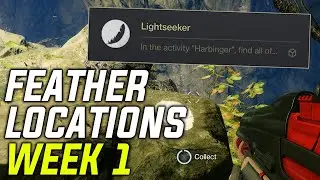 Destiny 2: ALL 5 Feathers in Harbinger - Lightseeker Triumph FIXED (Week 1, Knight Boss)