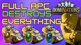 Эта НОВАЯ стратегия ПОЛНОГО БТР просто БЕЗУМИЕ! - DomiNations