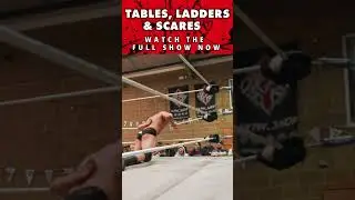 Bashams Gone All Wobbly #ukwrestling #wrestling #prowrestling #fyp #TLC #halloween #laddermatch