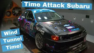 Time Attack Subaru in the Wind Tunnel