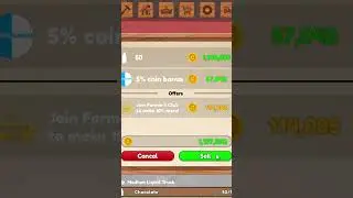 Selling a FULL Truck of CHOCOLATE Milk in Roblox Farming and Friends!