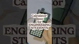 Scientific calculator recommendation for engineering students&mdash;Canon F-789SGA #scientificcalculator
