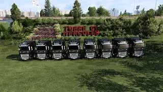 🚚[PL] Konw&oacute;j z zestawem Iwony Blecharczyk👩 [Z Ekipą] | Volvo 2022 by Sanax