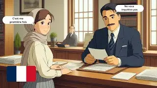 20 Minutes of Daily French Dialogues | At the Embassy & Visa Application (A1-A2)