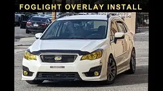 How to install fog light overlays