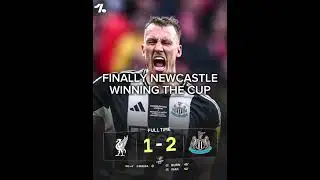 NEWCASTLE WIN CUP🔥🤩 #edit #football #fifa #art #carabaocup #cup #feedshorts #fyp