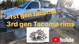 toyota tacoma 1st gen 5 lug to 6 lug