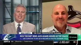 2024 Jack Adams Award - Rick Tocchet (May. 22, 2024) (ESPN)