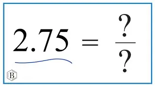 2,75 как дробь (упрощенная форма)