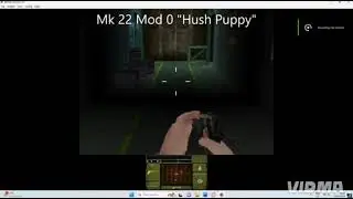 MK 22 mod 0 pistol with suppressor sound effect 