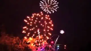 Worcester festival finale fireworks display 2012